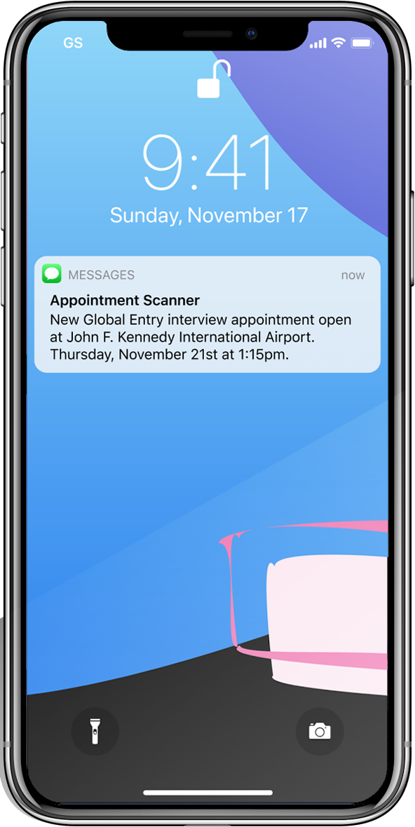 Appointment Scanner - Global Entry Interview Alerts